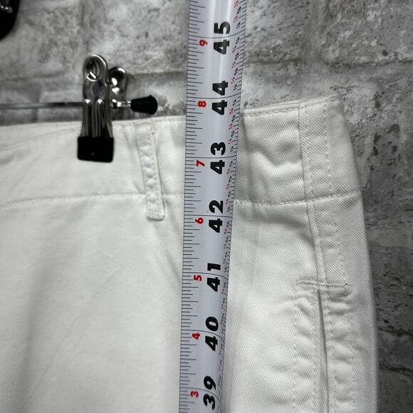 NWT Vilebrequin Men's XL White Cotton Straight Leg Dress‎ Pant Zip Fly Trouser - Picture 9 of 10